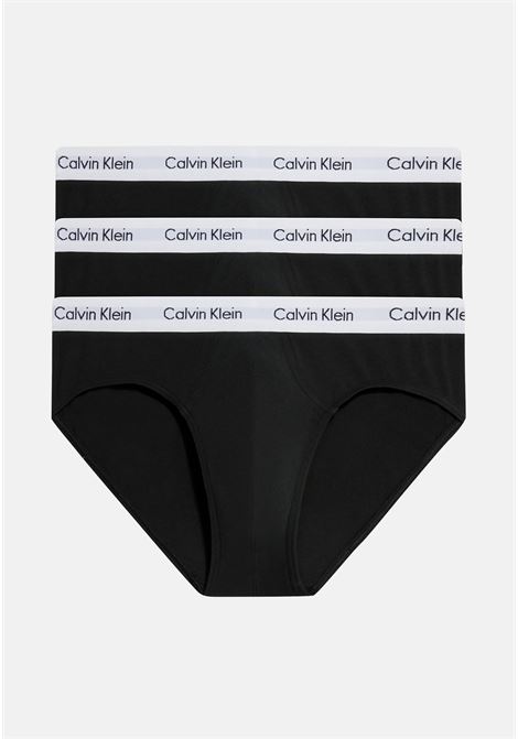 Set of three men's black briefs CALVIN KLEIN | 0000U2661G001